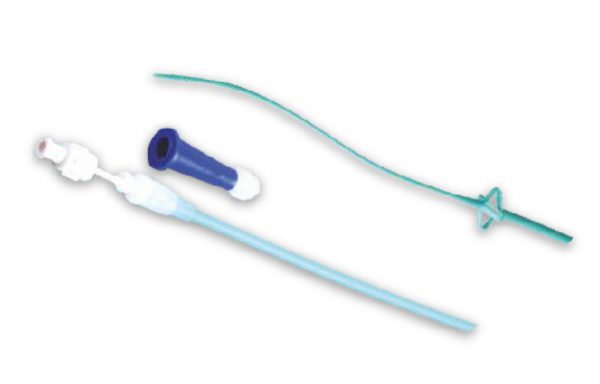 Re-entry Malecot Catheter