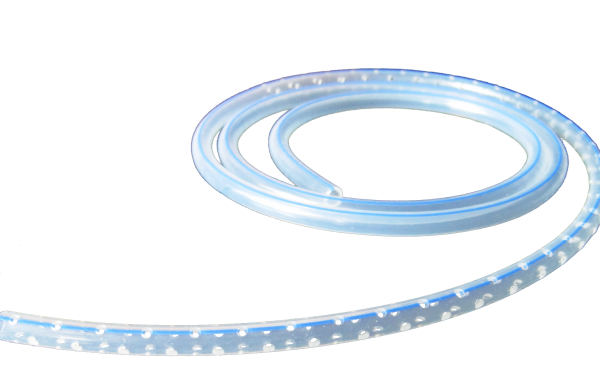 Silicone Round Perforated Drain