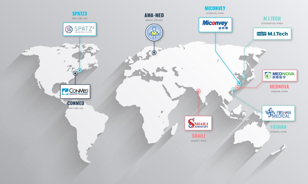Endo Supplier Map 2025-01
